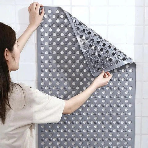 Secure Shower Mat | Non-Slip Safety Bath Mat with Suction Cups
