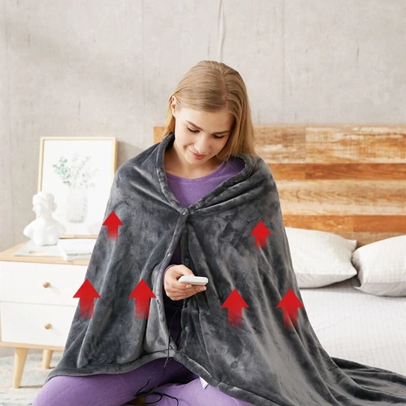 USB Electric Heated Blanket | Portable Warming Blanket for Desk and Travel