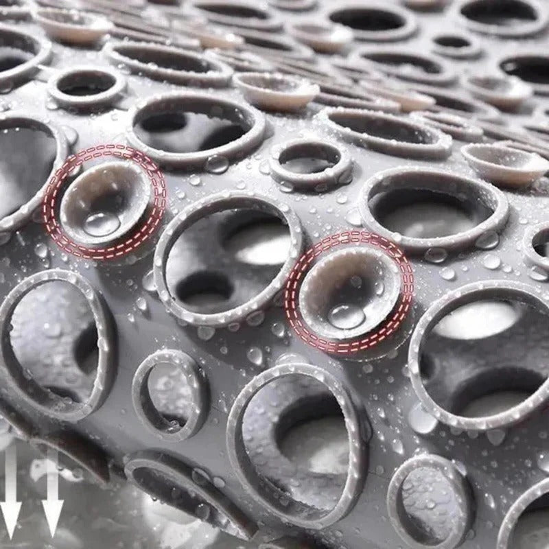 Secure Shower Mat | Non-Slip Safety Bath Mat with Suction Cups