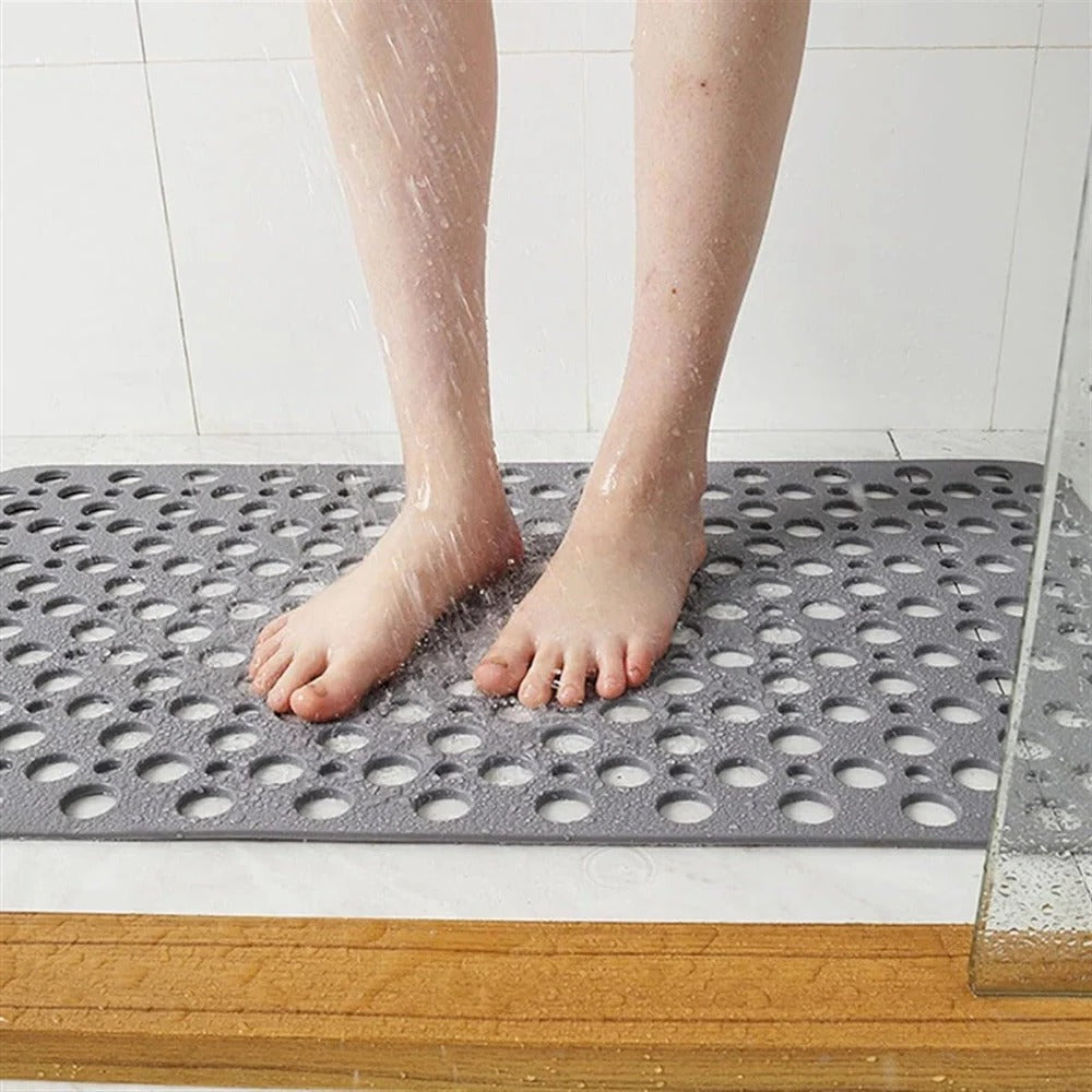 Secure Shower Mat | Non-Slip Safety Bath Mat with Suction Cups