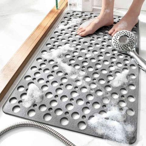Secure Shower Mat | Non-Slip Safety Bath Mat with Suction Cups