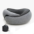 Memory Foam Travel Neck Pillow | U-Shape Curved Support for Flights