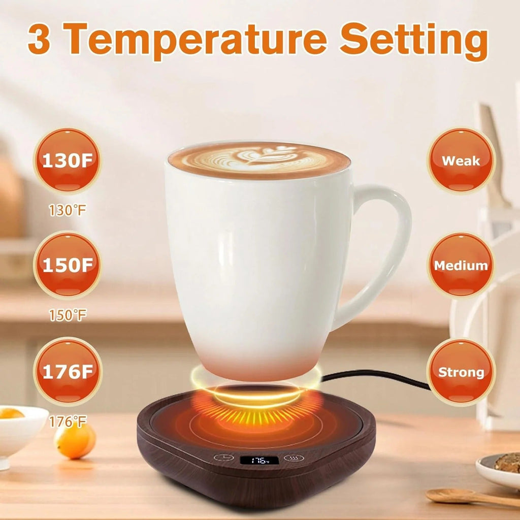 Coffee Mug Warmer Set | Desk Cup Heater with Smart Temperature Control