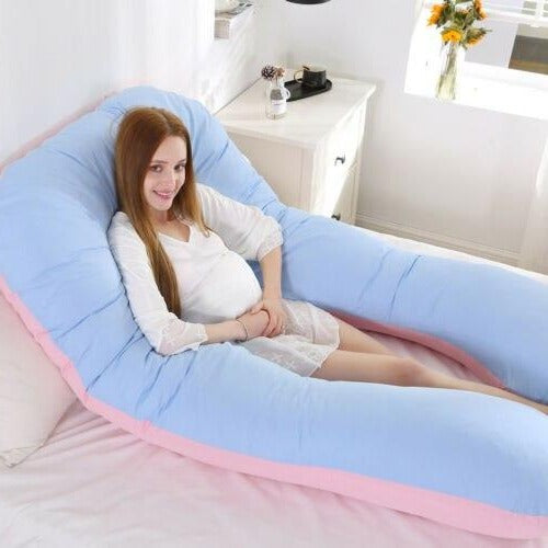 Full Body Support Pillow | Ergonomic Pregnancy & Back Pain Pillow