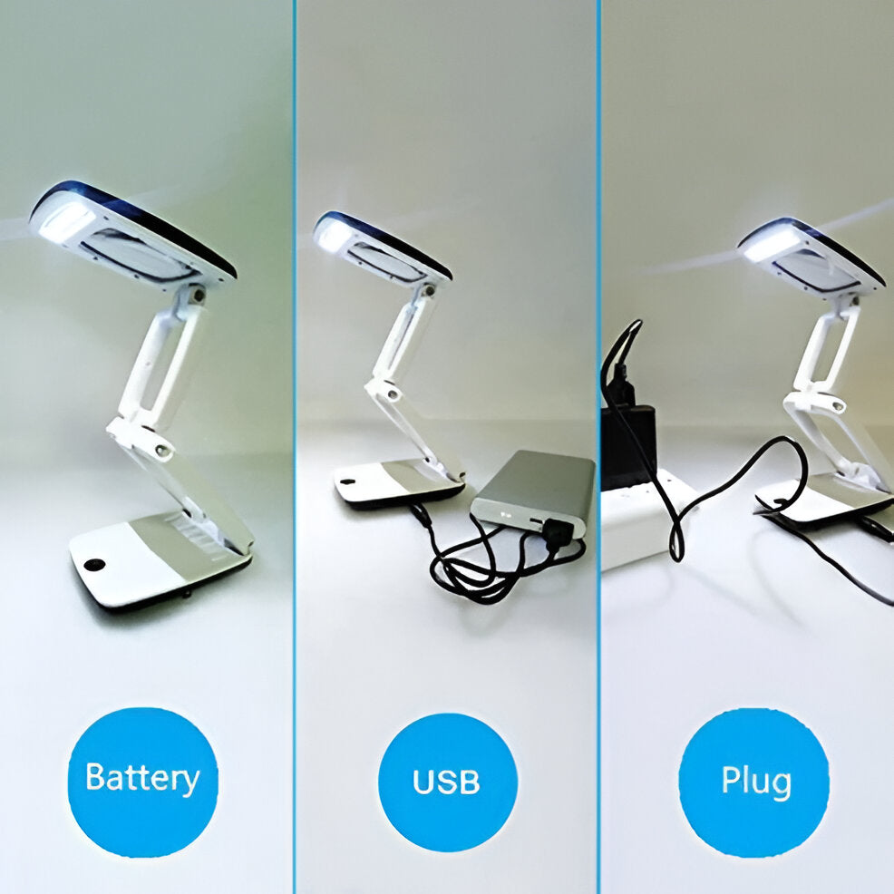 Floor Magnifying Lamp | Full-Page LED Magnifier Light for Reading