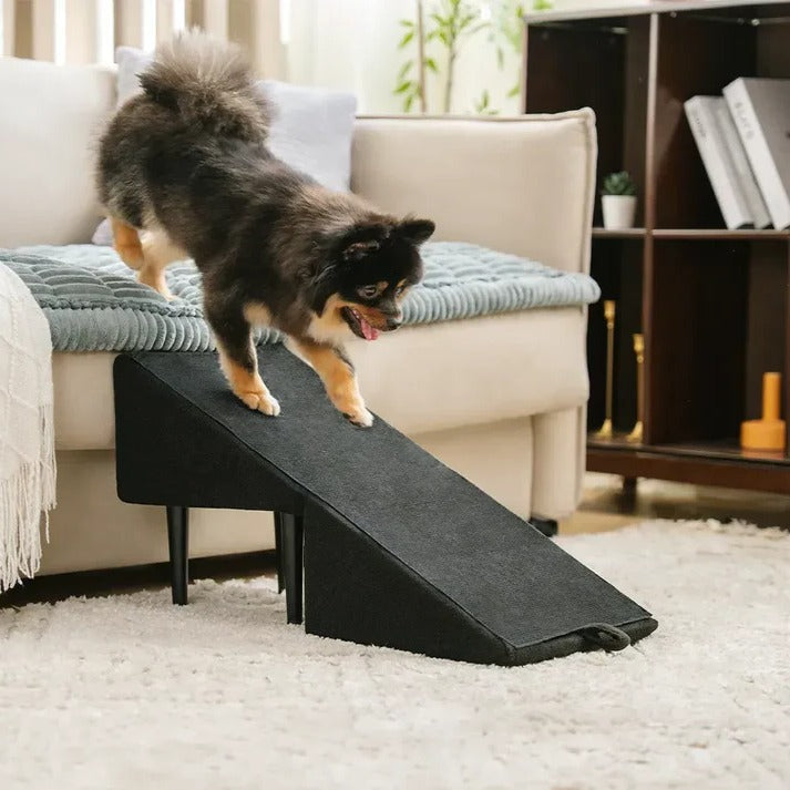 Dog Ramp & Step Stool 2-in-1 | Convertible Pet Ramp for Bed & Couch