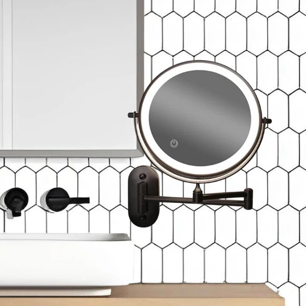LED Magnifying Mirror | Rechargeable Lighted Vanity Mirror