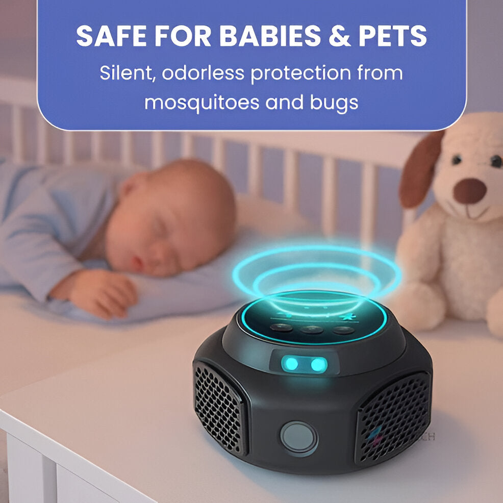 Ultrasonic Spider & Pest Repeller | Chemical-Free Plug-In Device