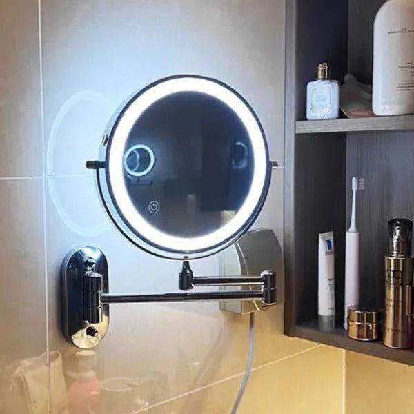 LED Magnifying Mirror | Rechargeable Lighted Vanity Mirror
