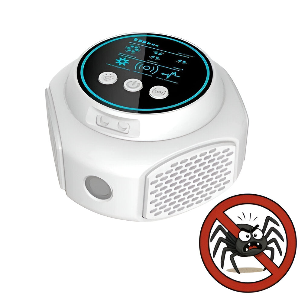 Ultrasonic Spider & Pest Repeller | Chemical-Free Plug-In Device