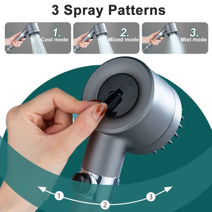 High Pressure Shower Head | 9-Layer Filter, 40% Water Saving