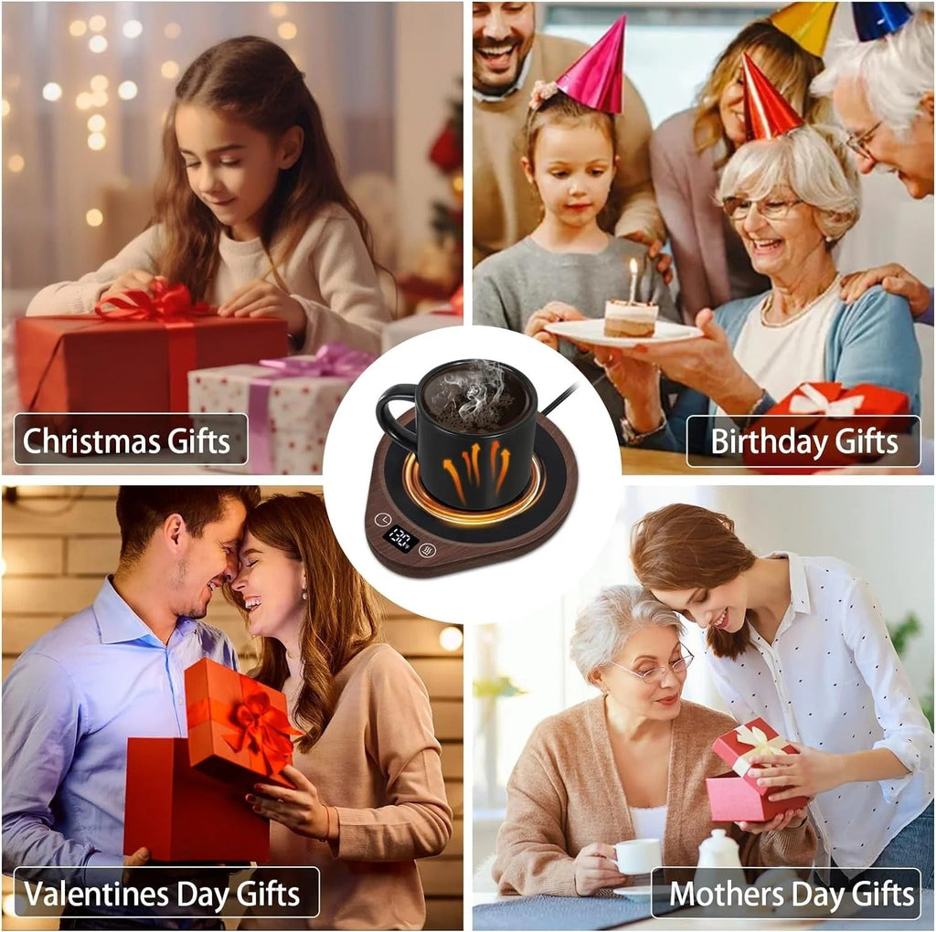 Coffee Mug Warmer Set | Desk Cup Heater with Smart Temperature Control