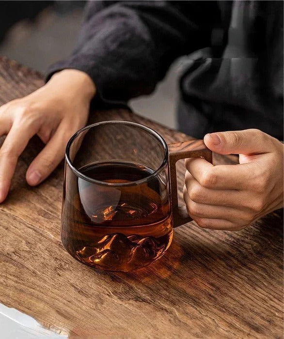 Glass Cup with Handle | Elegant Double-Wall Tea & Coffee Mug