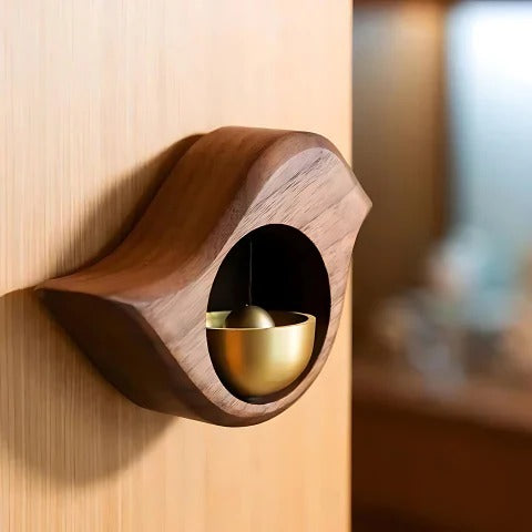 Wooden Door Chime | Decorative Hanging Bell for Home Entryway