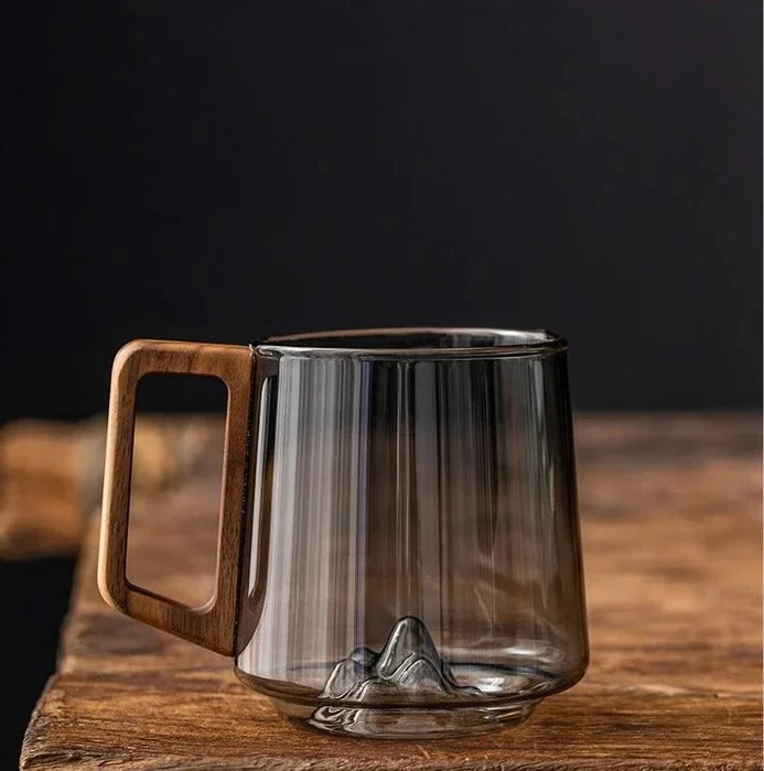 Glass Cup with Handle | Elegant Double-Wall Tea & Coffee Mug