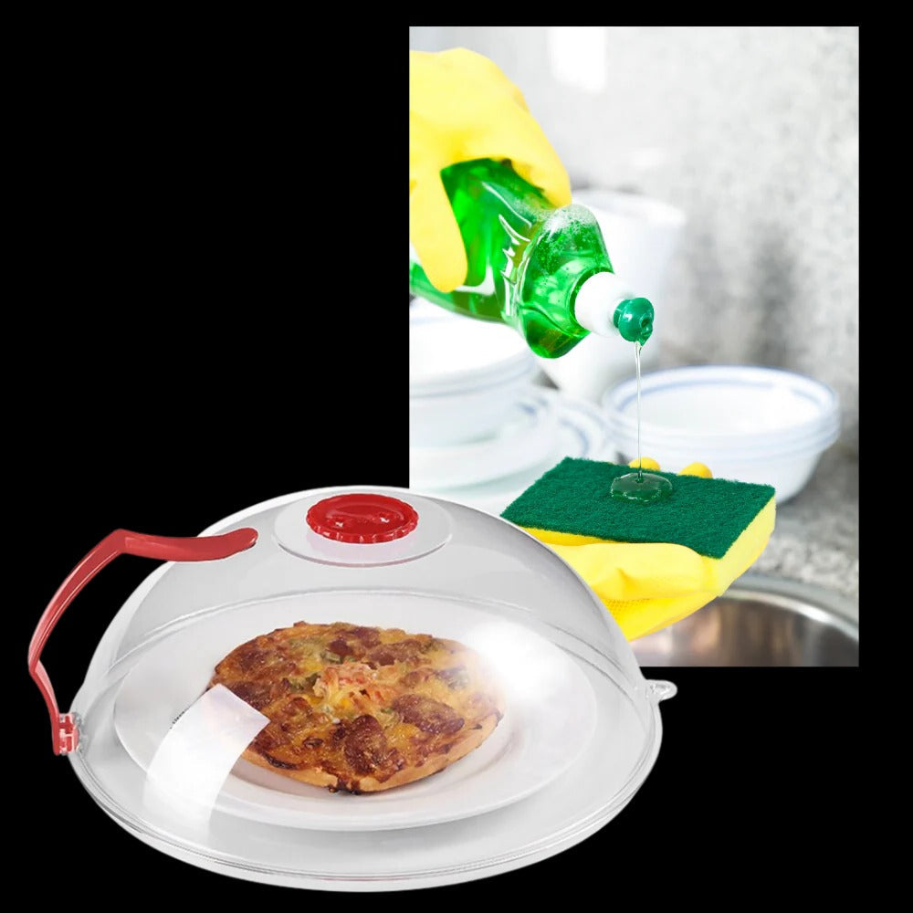 Microwave Splatter Cover | Anti-Splash Food Cover Lid for Microwave