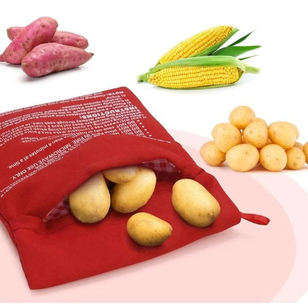 Microwave Potato Bag | Baked Potato Cooker Bag for Fast Results