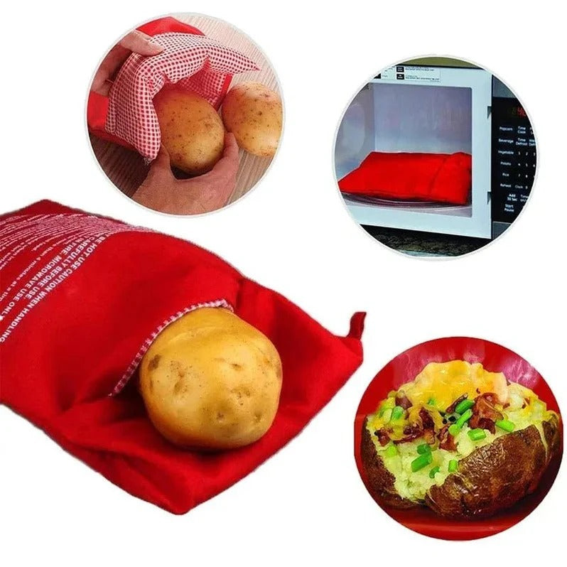 Microwave Potato Bag | Baked Potato Cooker Bag for Fast Results
