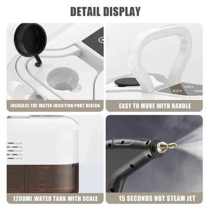 High-Pressure Steam Cleaning Tool | Chemical-Free Multi-Surface Cleaner