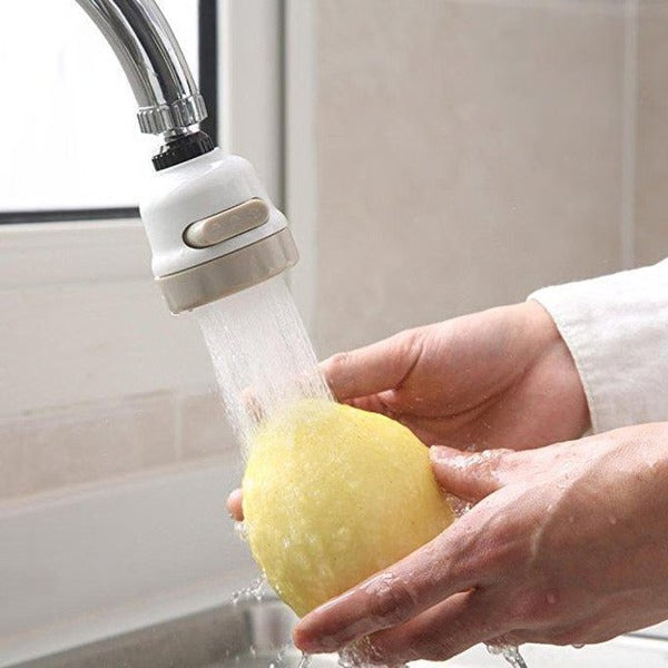 Rotating Faucet Attachment | 3-Spray Mode Aerator & Splash Guard