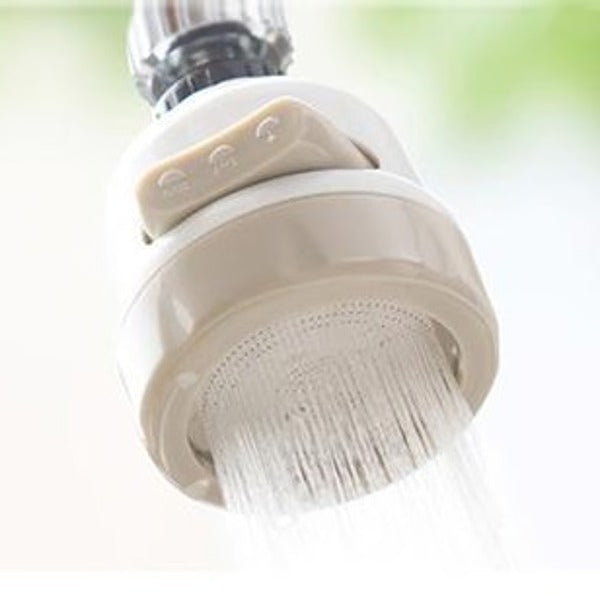 Rotating Faucet Attachment | 3-Spray Mode Aerator & Splash Guard