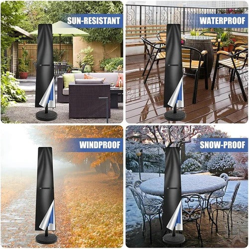 Waterproof Outdoor Parasol Cover | UV Patio Umbrella Storage Bag
