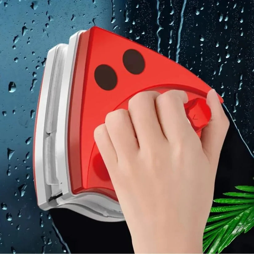 Dual-Sided Magnetic Window Cleaner | Easy Glass Cleaning Both Sides