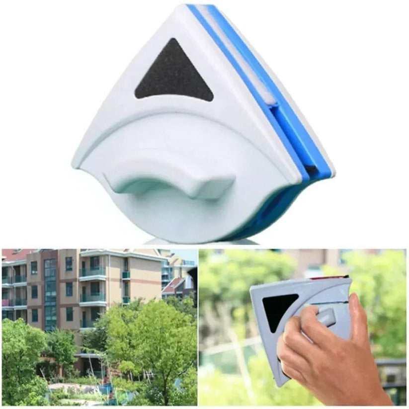 Dual-Sided Magnetic Window Cleaner | Easy Glass Cleaning Both Sides