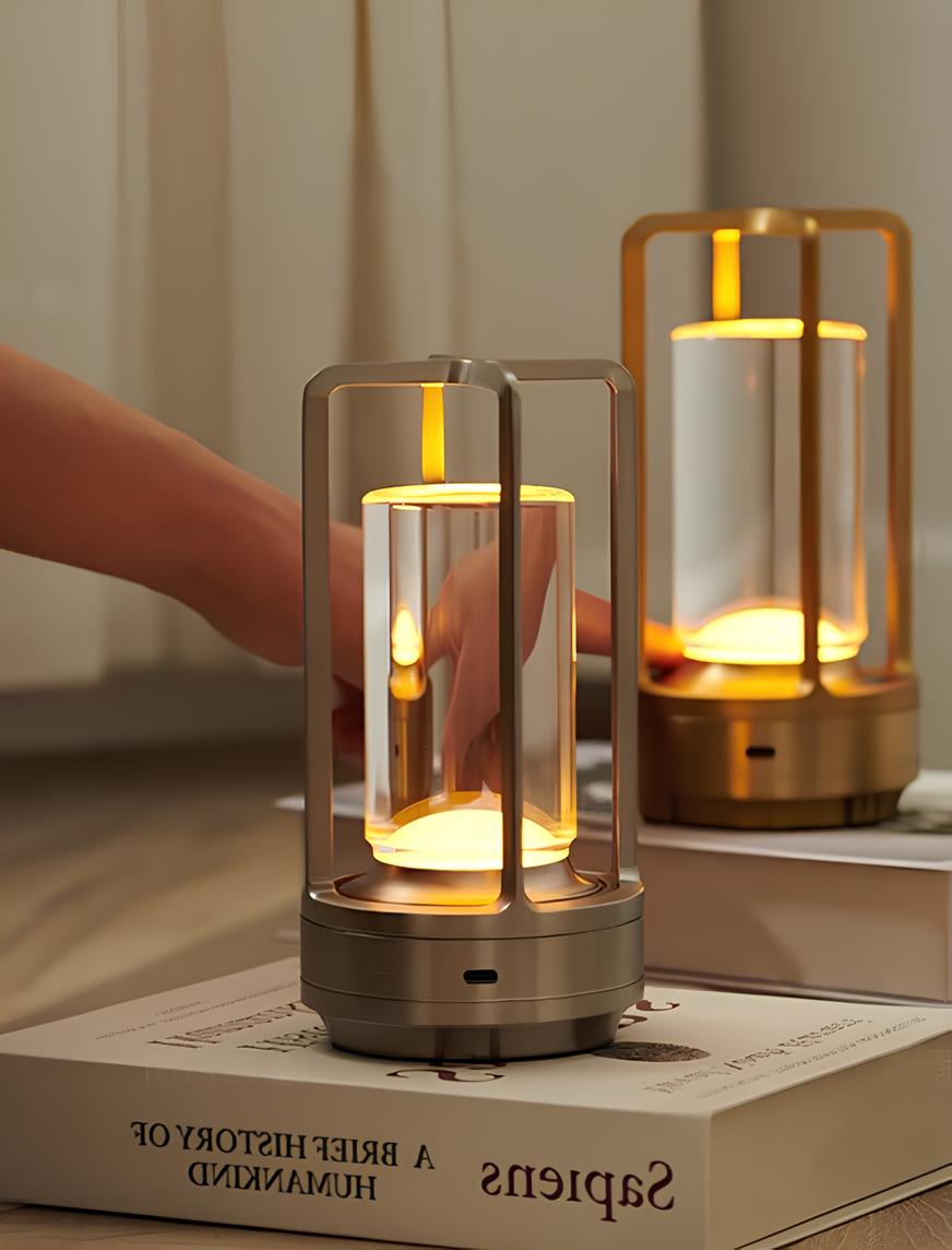 Cordless LED Table Lamp | Touch Dimmer, Rechargeable USB-C