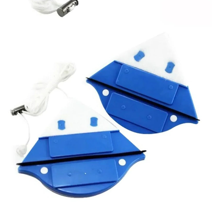Dual-Sided Magnetic Window Cleaner | Easy Glass Cleaning Both Sides