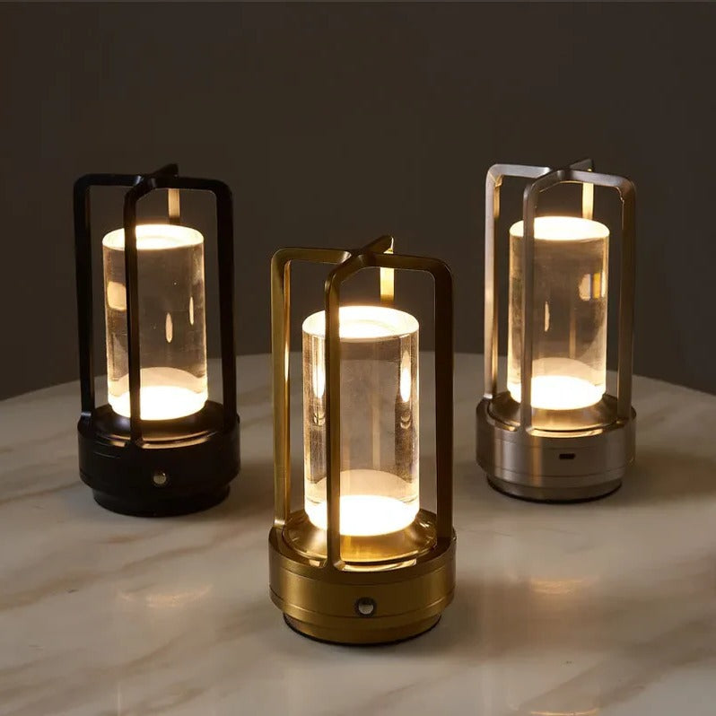 Cordless LED Table Lamp | Touch Dimmer, Rechargeable USB-C