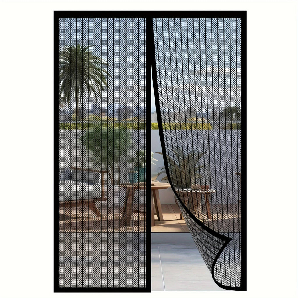 Magnetic Screen Door | Custom Sizes, Hands-Free Mesh Door Curtain