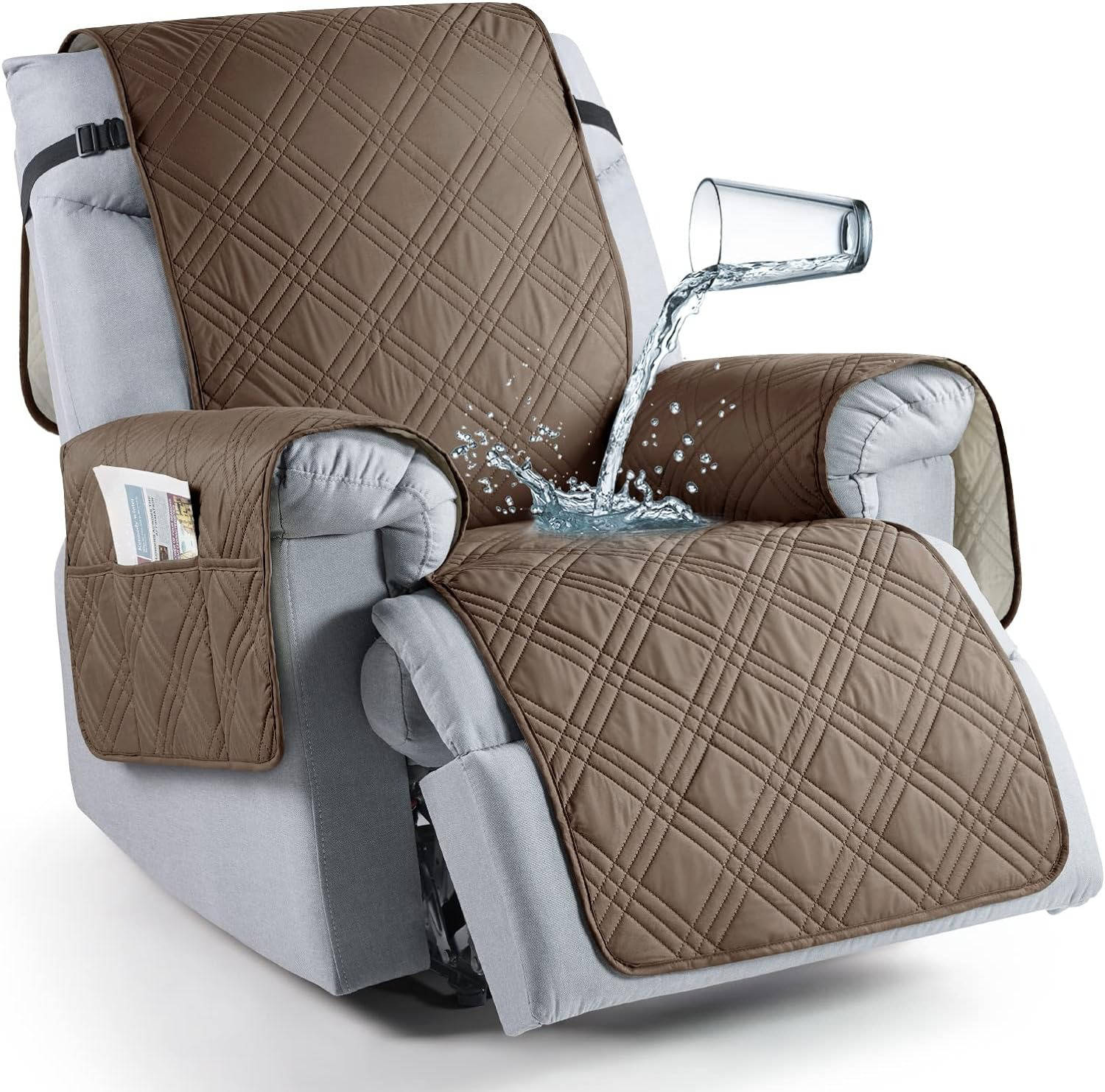 Waterproof Recliner Chair Cover | Stretch Slipcover, Pet-Friendly