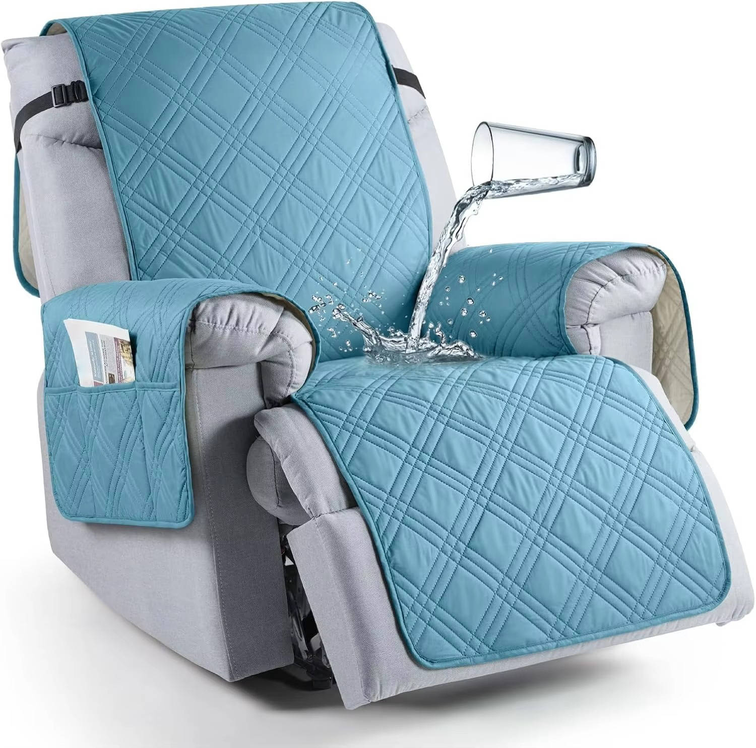 Waterproof Recliner Chair Cover | Stretch Slipcover, Pet-Friendly