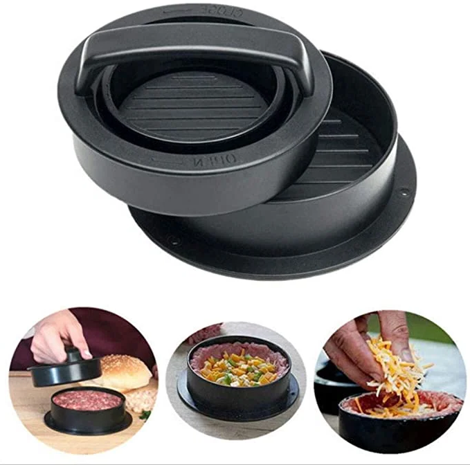 Hamburger Press Patty Maker | Adjustable Burger Mold for Grilling