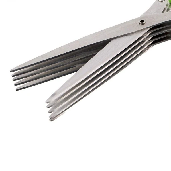 5-Blade Salad Scissors | Kitchen Herb & Salad Cutting Shears