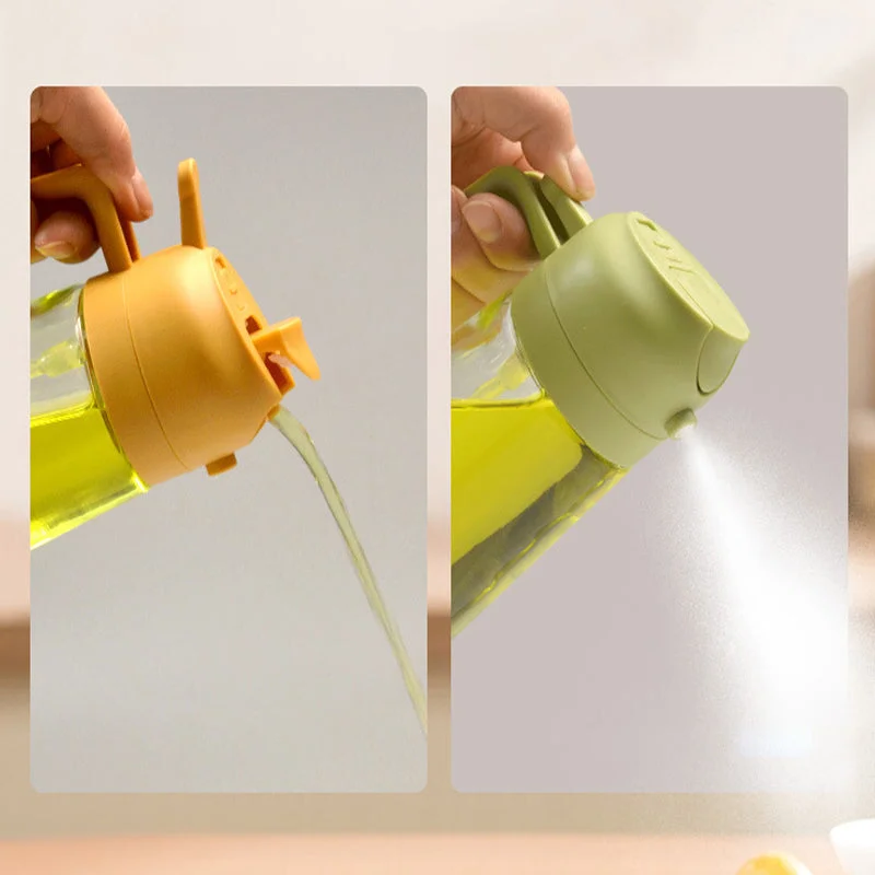 2-in-1 Glass Oil Sprayer & Dispenser | Kitchen Mister Bottle