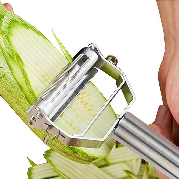 Dual-Blade Peeler | Vegetable & Fruit Slicer for Fast Food Prep
