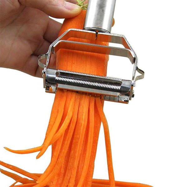 Dual-Blade Peeler | Vegetable & Fruit Slicer for Fast Food Prep