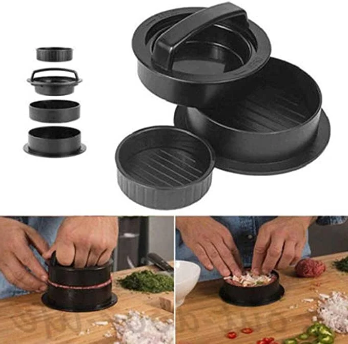 Hamburger Press Patty Maker | Adjustable Burger Mold for Grilling