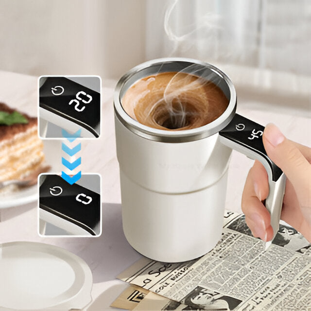 Rechargeable Self-Stirring Mug | Electric Coffee & Tea Mixing Cup
