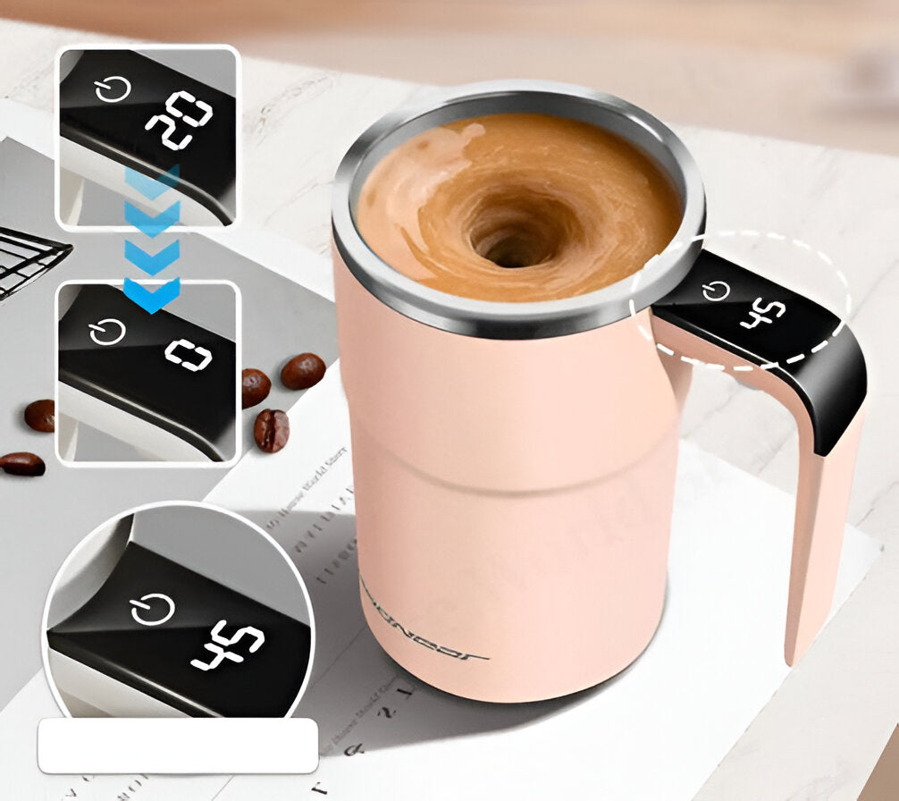Rechargeable Self-Stirring Mug | Electric Coffee & Tea Mixing Cup