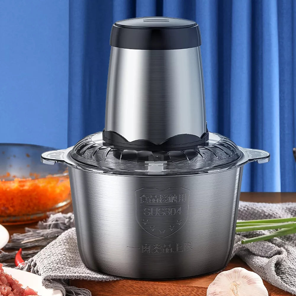 2L Food Chopper | Large Capacity Electric Vegetable Chopper & Blender