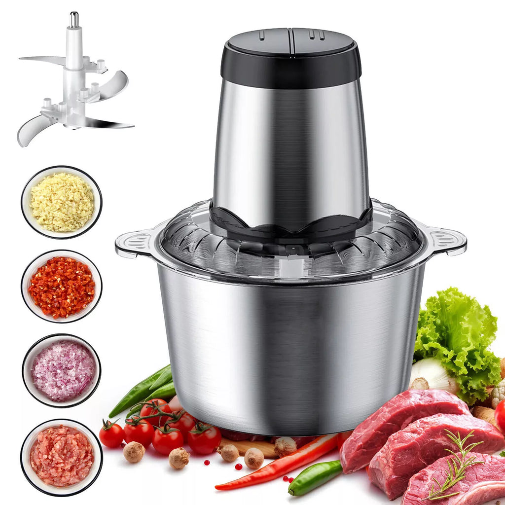 2L Food Chopper | Large Capacity Electric Vegetable Chopper & Blender