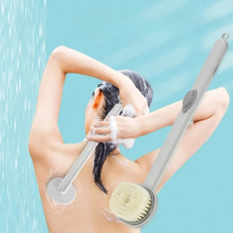 Long Handle Back Scrubber for Shower | Exfoliating Bath Brush