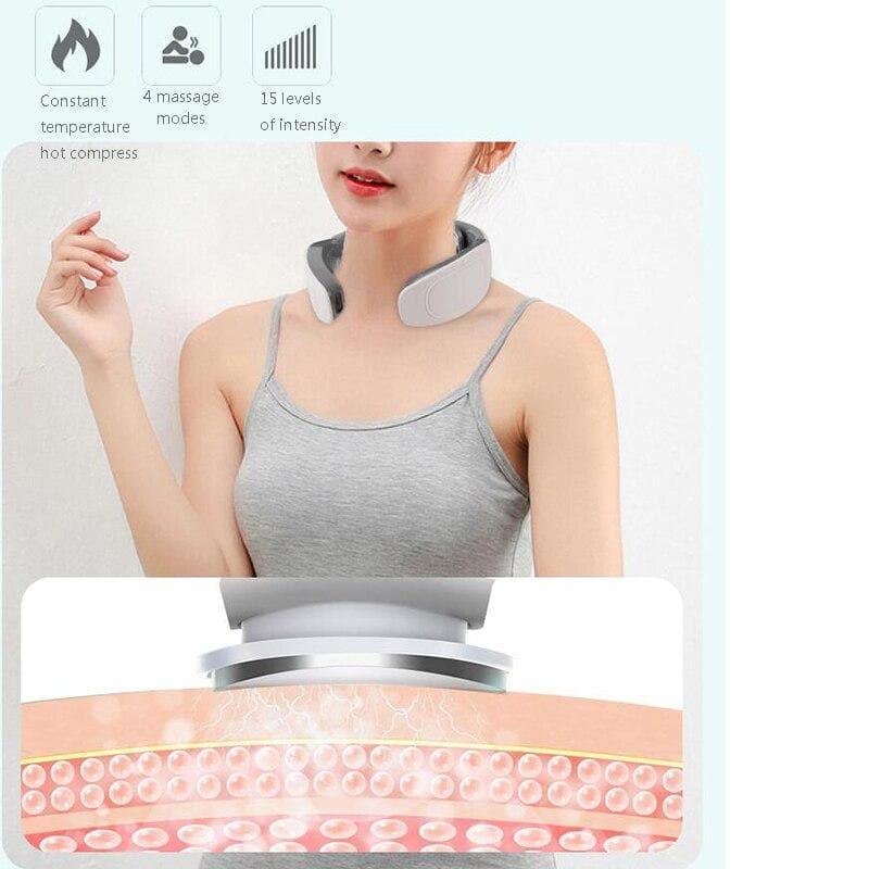 Neck Massager | Multi-Mode Electric Pulse Massager for Pain Relief