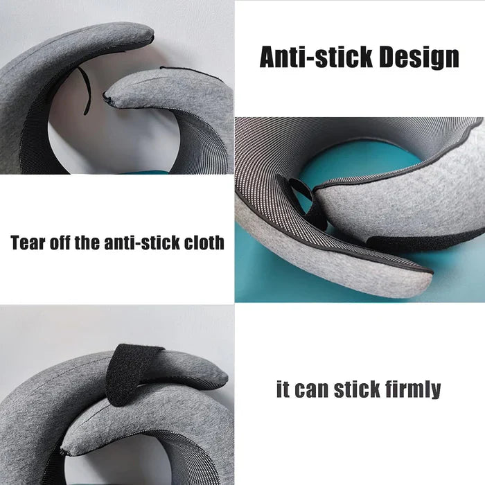 Memory Foam Travel Neck Pillow | U-Shape Curved Support for Flights