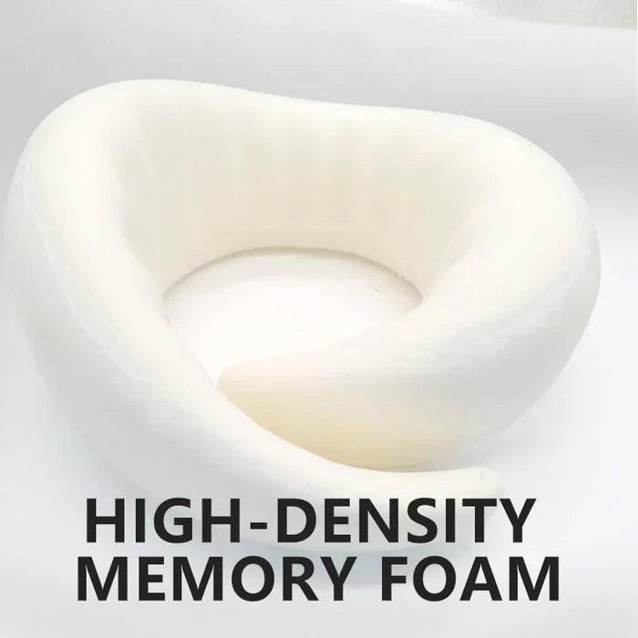 Memory Foam Travel Neck Pillow | U-Shape Curved Support for Flights