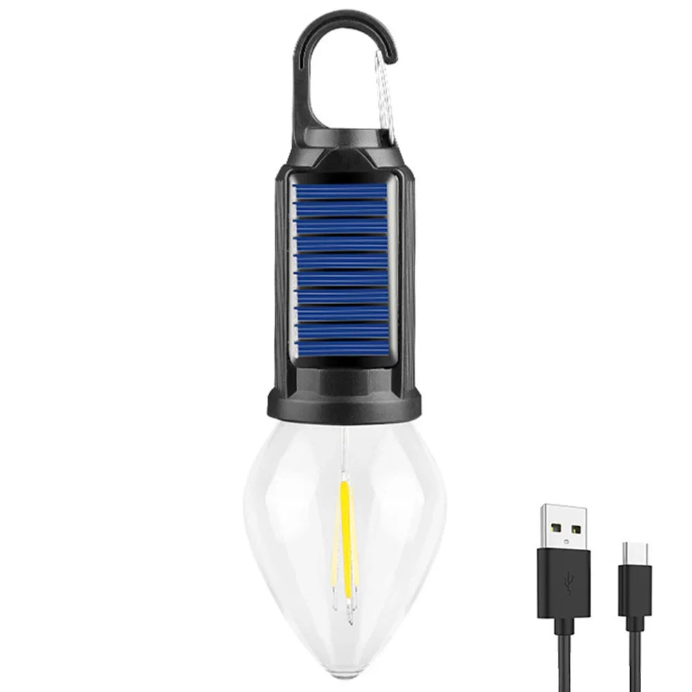 Solar Camping Light | Rechargeable Hooked LED Tent Light