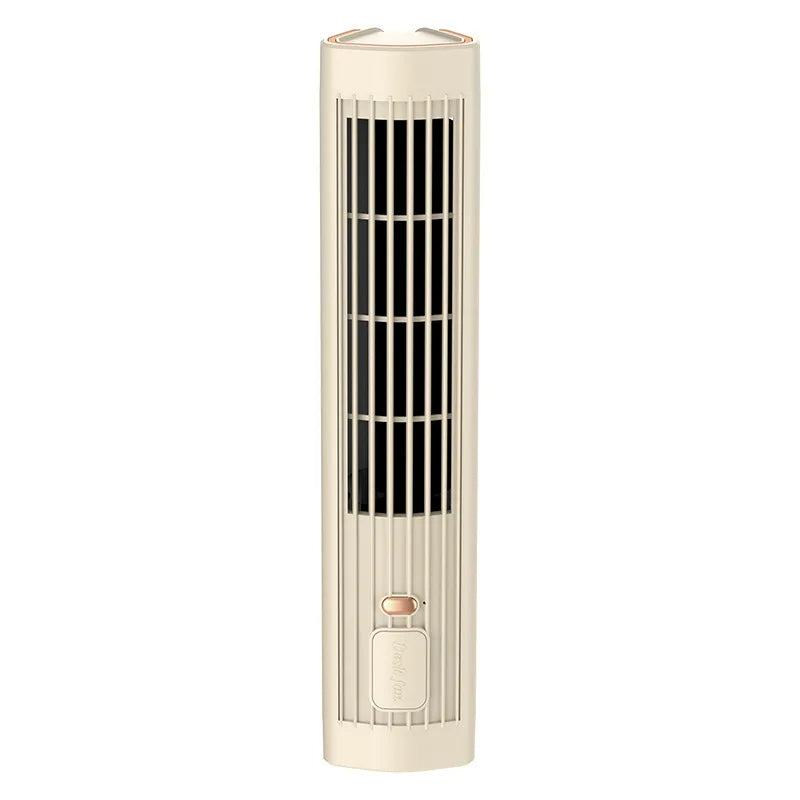Portable Tower Fan with Air Cooling | USB Rechargeable Mini AC Fan